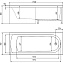 Акриловая ванна Timo Mika MIKA1770 170х70 без гидромассажа - фото 2