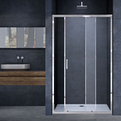 Душевая дверь Vincea Alpha VDS-3AL150CL 150x190 прозрачное/хром