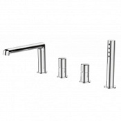 Смеситель BelBagno Uno UNO-BVD4-CRM на борт ванны, хром