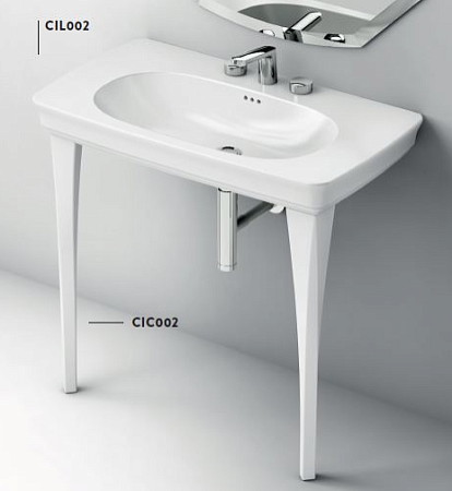 Раковина ArtCeram Civitas CIL002 01;00 90 белый глянцевый