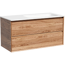 Тумба с раковиной Sancos Marmi 2.0 MR2.0100RECH 100 R дуб чарльстон/белый Тумба с раковиной Sancos Marmi 2.0 MR2.0100RECH 100 R дуб чарльстон/белый