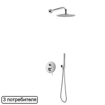 Душевая стойка Excellent Pi AREX.SET.1247CR хром Душевая стойка Excellent Pi AREX.SET.1247CR хром