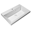 Тумба с раковиной BelBagno Marino MARINO-700-2C-SO-BL-P 70 bianco lucido - фото 2