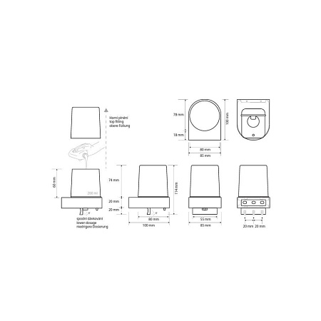 Дозатор жидкого мыла Bemeta Omega 104309322 хром
