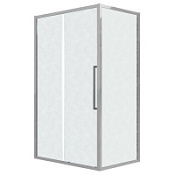 Душевой уголок Grossman Cosmo 120.K33.02.1390.10.02 128-131x88,5-90x195 шиншилла/хром