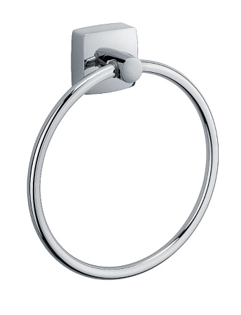 Полотенцедержатель кольцо Fixsen Kvadro FX-61311 хром