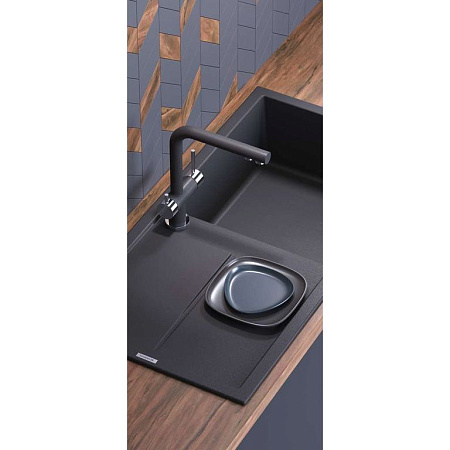 Кухонная мойка Omoikiri Sumi 100-BL 100х50 черный