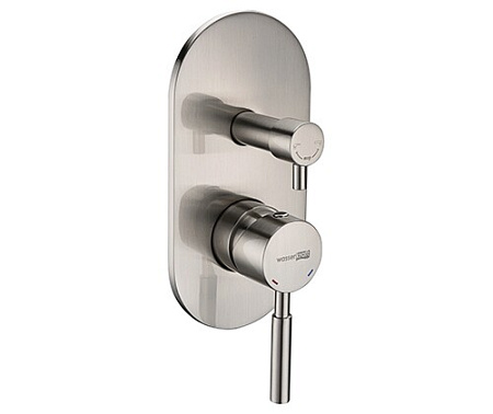 Смеситель WasserKRAFT Wern 4241 для душа, матовый хром