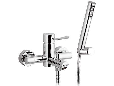 Смеситель Remer Minimal N02 для ванны, хром