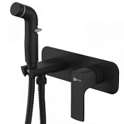 Гигиенический душ со смесителем Lemark Ursus LM7220BL черный