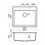Кухонная мойка Omoikiri Daisen 60-SA 60х51 бежевый - фото 4