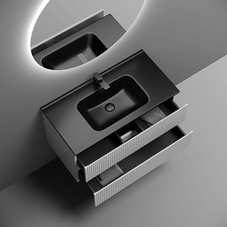 Мебель для ванной Sancos Snob R SNR90W 90 Bianco/черный