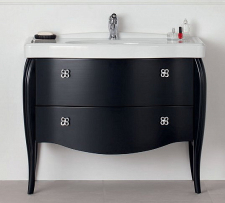 Тумба с раковиной Cezares Venezia  105 nero opaco