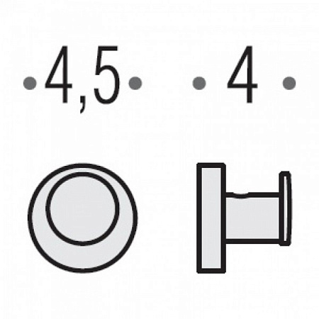 Крючок Colombo Nordic Plus W4917.BM белый матовый