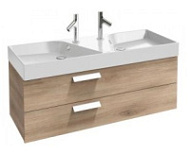 Тумба для комплекта Jacob Delafon Rythmik EB1305-E10 120 см, 2 ящика, квебекский дуб