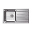 Мойка кухонная IDDIS Sound SND78SDi77 78х44 хром - фото 1