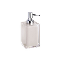 Дозатор для жидкого мыла Bemeta Vista 120109016-101 бежевый/хром