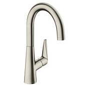 Смеситель Hansgrohe Talis S 72814800 для кухонной мойки, нержавеющая сталь