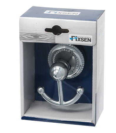 Крючок двойной Fixsen Style FX-41105A хром