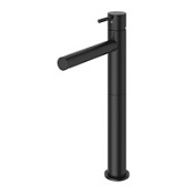 Смеситель для накладной раковины Cezares Leaf LEAF-LC1-L-NOP черный матовый