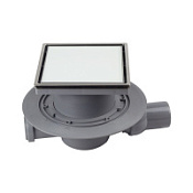 Душевой трап Pestan White Glass 15х15 1 выход/1 вход, белый