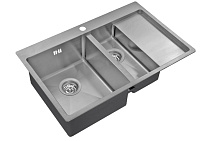 Мойка кухонная Zorg Inox R 5178-2-L нержавеющая сталь