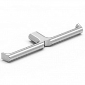 Держатель для туалетной бумаги Koin Cut CUT105 двойной, хром