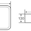 Раковина накладная BelBagno BB1304 39.5x50.5x13 белый - фото 2