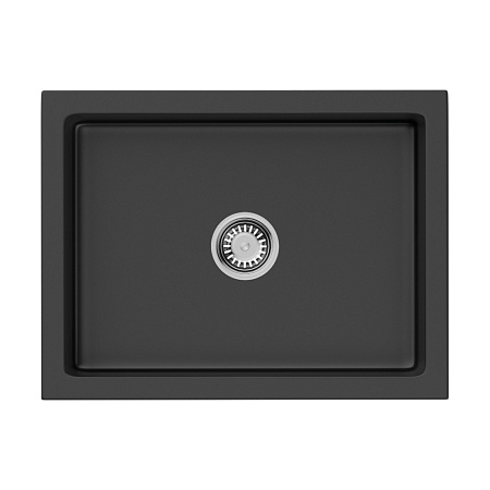 Кухонная мойка Omoikiri Mikura 61-BL 46x61x25.4 черный