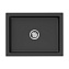 Кухонная мойка Omoikiri Mikura 61-BL 46x61x25.4 черный - фото 1