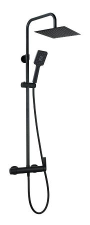 Душевая стойка AQG Alpha 21NITC25ALA05 черный матовый
