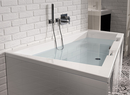 Ванна акриловая Riho Doppio B033001005 180x130 R