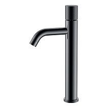 Смеситель Boheme Stick 122-SGM.2 для раковины, ручка Touch, оружейная сталь глянцевая