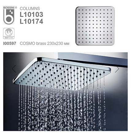 Душевая стойка Bossini Cosmo L10103.073 черный матовый