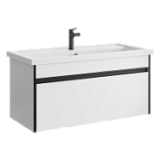 Тумба с раковиной Aqwella Urban URB0110W 100 белый