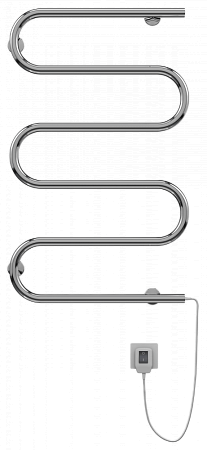 Полотенцесушитель электрический Terminus Ш-образный 500х800 хром