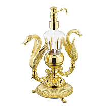 Дозатор для жидкого мыла Migliore Luxor 26221 хрусталь декор золото/золото