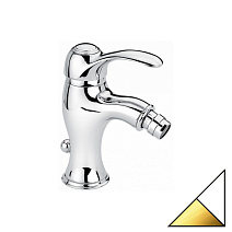 Смеситель Emmevi Harmony 22004BO для биде, белый/золото Смеситель Emmevi Harmony 22004BO для биде, белый/золото