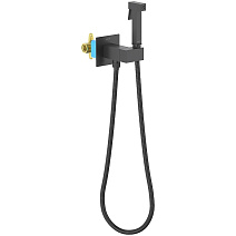 Гигиенический душ со смесителем Aquatek Лира AQ1025MB черный матовый Гигиенический душ со смесителем Aquatek Лира AQ1025MB черный матовый