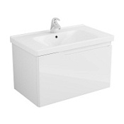 Тумба с раковиной OWL 1975 Hella OW24.02.00 80 белый лак