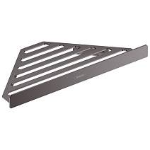 Полка Hansgrohe AddStoris 41741340 угловая шлифованный черный хром