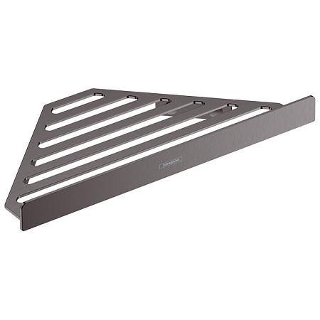 Полка Hansgrohe AddStoris 41741340 угловая шлифованный черный хром