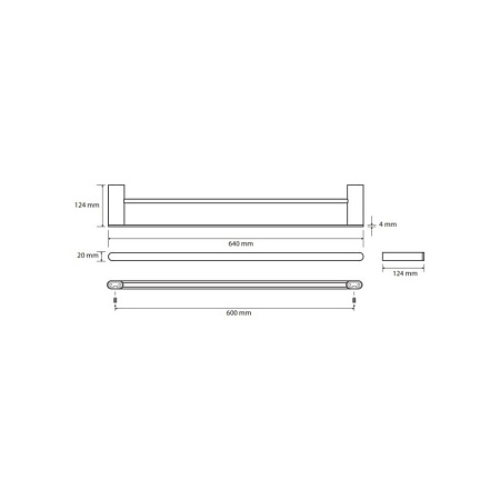 Полотенцедержатель Bemeta Organic 157104051 64