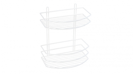 Полка овальная двойная Fixsen FX-720W-2 белый