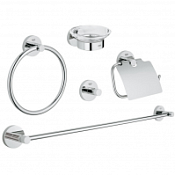 Набор аксессуаров Grohe Essentials 40344001 5 предметов, хром