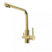 Смеситель Lemark Expert LM5061G для кухонной мойки, золото