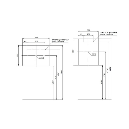 Зеркало Aquanet Оптима 00288967 100 белый матовый