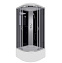 Душевая кабина Niagara Classic NG-2507-14 80x80x215 стекло тонированное/профиль серебро
