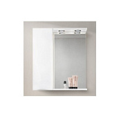 Шкаф-зеркало BelBagno Marino MARINO-SPC-800/750-1A-BL-P-L 80 bianco lucido