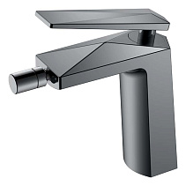 Смеситель Boheme Venturo 376-SGM для биде, оружейная сталь глянцевая